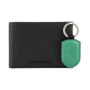 Lommebok og nøkkelring i skinn