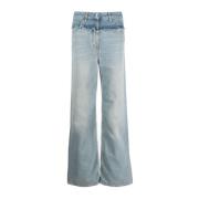 To-farget straight-leg jeans