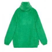 Grønn Mohair Jumperkjole