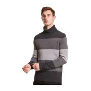 Golf Sweter Zgolfowany Ombre