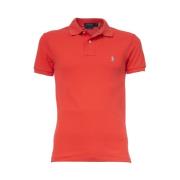 Slim-Fit Kortermet Polo Skjorte