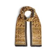 Heritage Jaguar Chain Print Stole