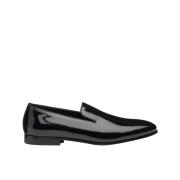 Sort Patent Skinn Loafers