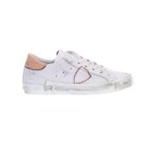 Elegante hvite skinn sneakers - Dame mote