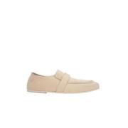 Vintage Beige Nubuck Moccasin