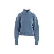 Ocean Blue Cashmere Genser