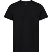 Svart O-Neck T-skjorte