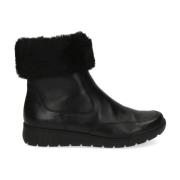 Sort Nappa Lukkede Booties