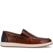 Brun Skinnloafers for Menn