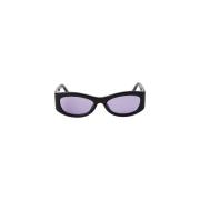 Retro Oval Solbriller Kvinner 90-talls Stil