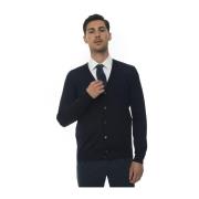 Slim-Fit Ull Cardigan med knapper