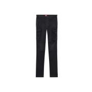 Slim-Fit Cargo Jeans for Menn