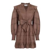 Salli S Voile Dress - Light Brown