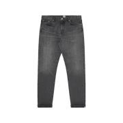 Regular Tapered Svarte Jeans