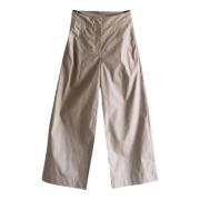 Cathrine Hammel Tobacco Poplin High Waist Pant