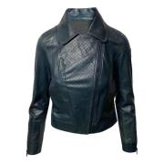 Pre-owned Leather outerwear