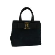 Pre-owned Suede handbags