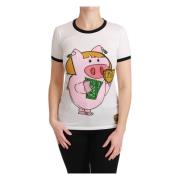 Året for grisen bomull T-skjorte