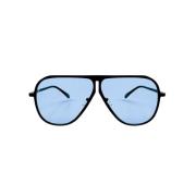Svart/Blå Solbrille Tilbehør