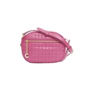 Rosa skinn Celine Crossbody veske