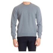 Klar Blå Crew Neck Genser