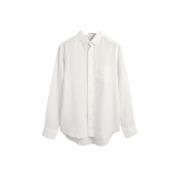 Hvit Gant Reg Linen Shirt Skjorte