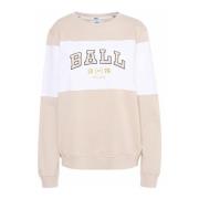 Koselig Sweatshirt med Brodert Logo