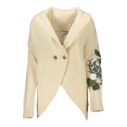 Koselig Beige Ull Cardigan Genser