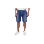 Regelmessig Stretch Denim Shorts