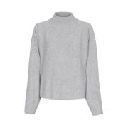 Klassisk Turtleneck Ullgenser for Damer