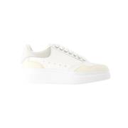 Beige skinn Alexander McQueen joggesko