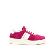 Fuchsia Suede Touring Sneakers