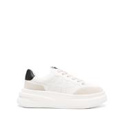 Perforerte Skinn Sneakers