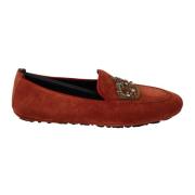 Krystallbroderte skinnloafers