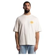 Ecru Ranger Logos Tee Oversized Bomull