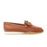 Beige Skinnloafers for Kvinner