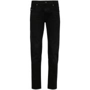 Svart Denim Slim Fit Jeans