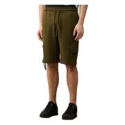 Diagonal Raised Fleece Jogging Shorts