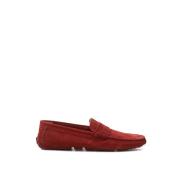 Burgunder Semsket Penny Loafer