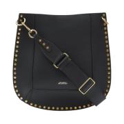 Oskan 01Bk Black Leather Hobo Bag