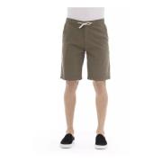 Army Grønn Bomull Bermuda Shorts