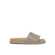 Strass Strap Flat Sandal