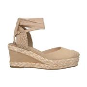 Flettet Skinnkile Sandal