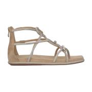 Glitrende Flat Sandal