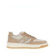 Beige Sneakers Basketmade in Italia