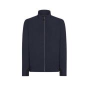 Blå Full Zip Fleece Genser