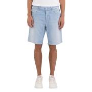 Mørk Indigo Denim Bermuda Shorts