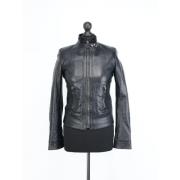 Pre-owned Leather outerwear