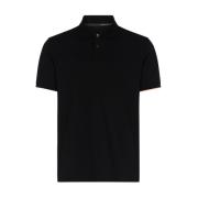 Pustende Polo Shirt med Oransje Trim