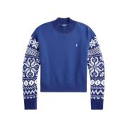 Midnight Royal Trykt Sweatshirt